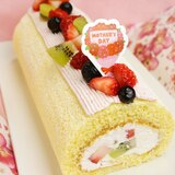 母の日にも♪フルーツロールケーキ